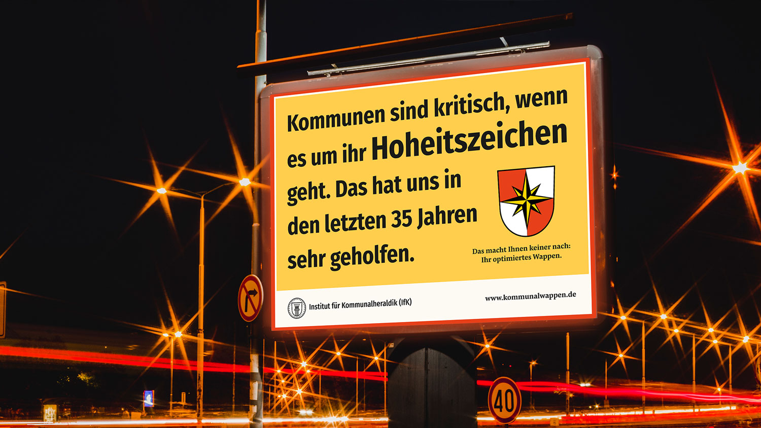 Kommunen sind kritisch wenn es um ihr Hoheitszeichen geht.